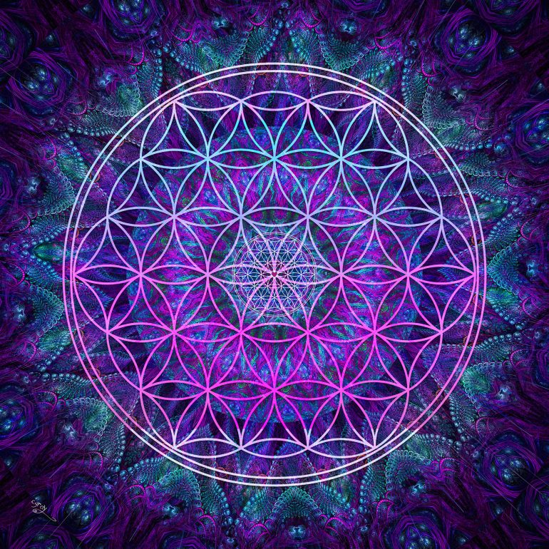 Sacred Geometry - Parable Visions Art By Cameron Gray